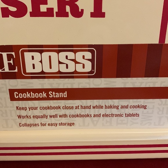Cake Boss Cookbook Tablet Holder NEW - Picture 2 of 4